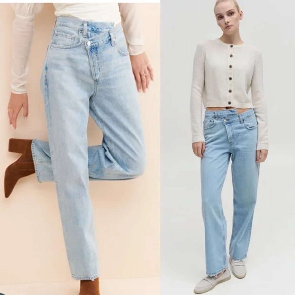 Agolde Criss Cross Jean, Size 25